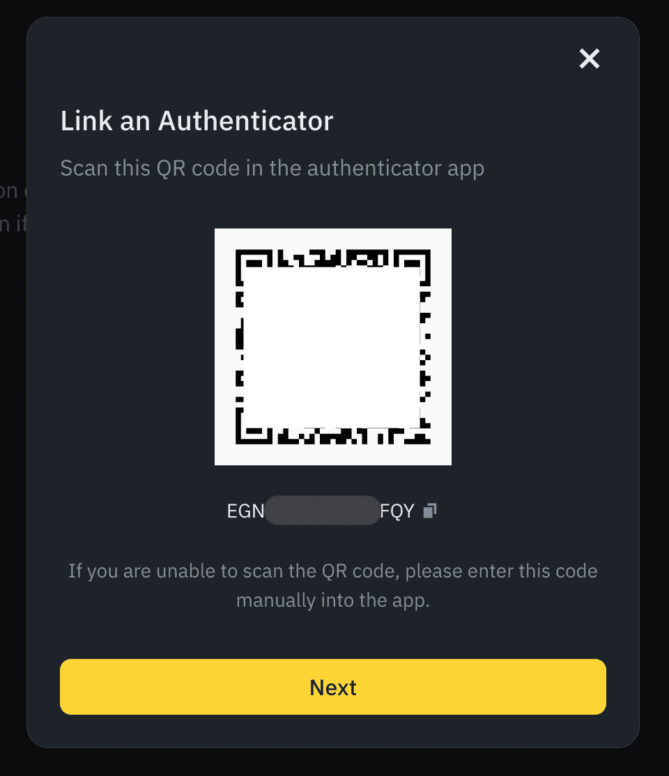 Binance-scan-qr-code