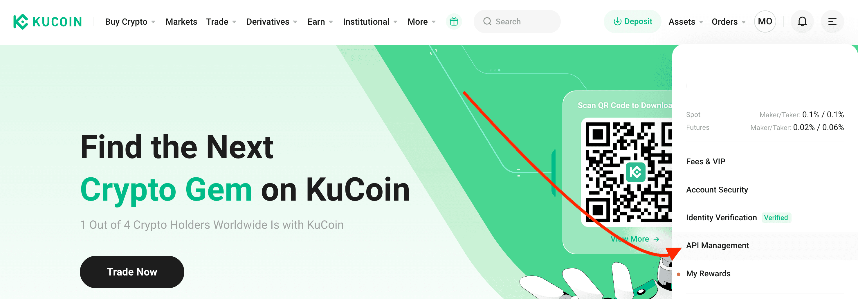 KuCoin-manage-api