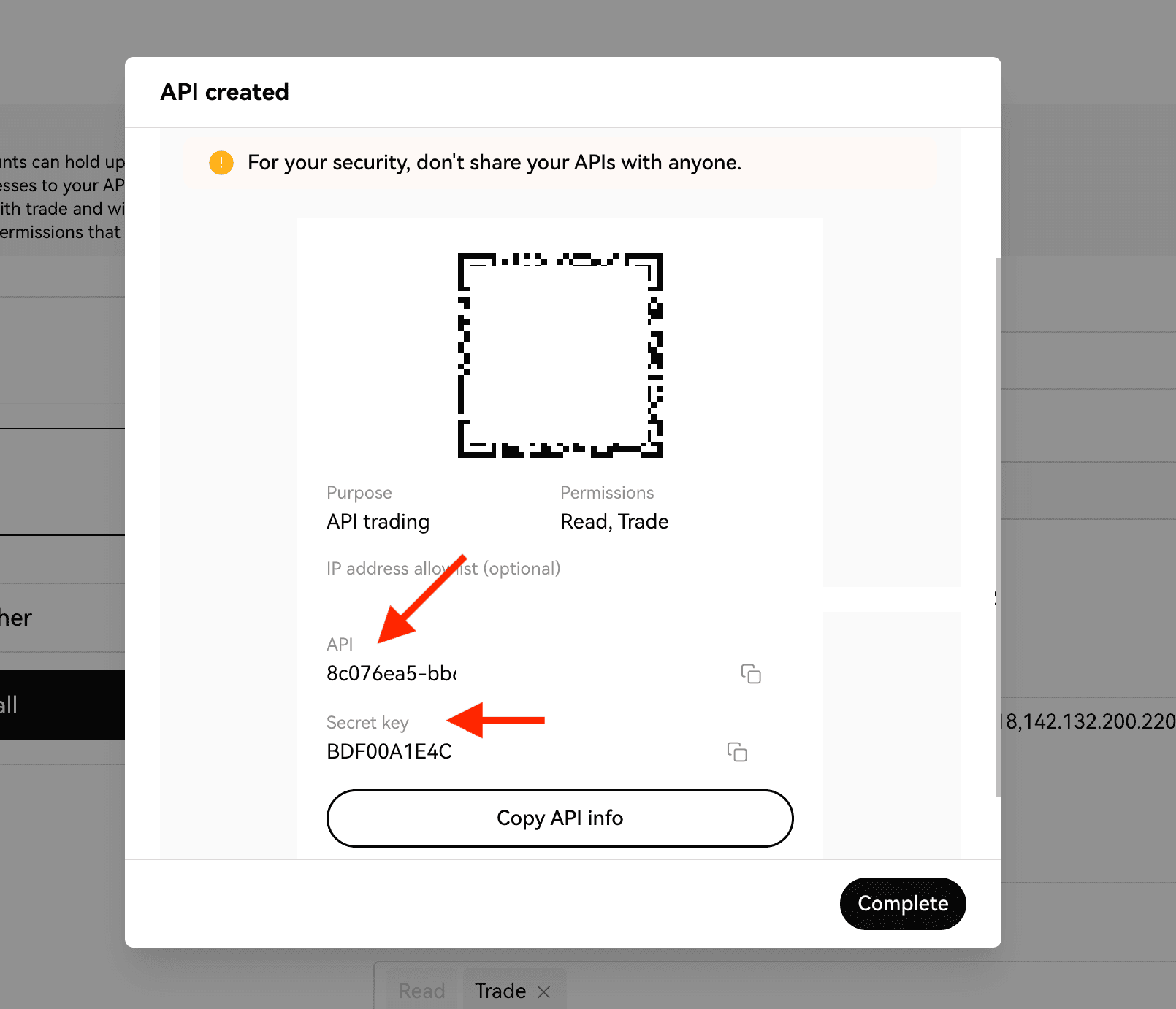 OKX-viewapi-key-details